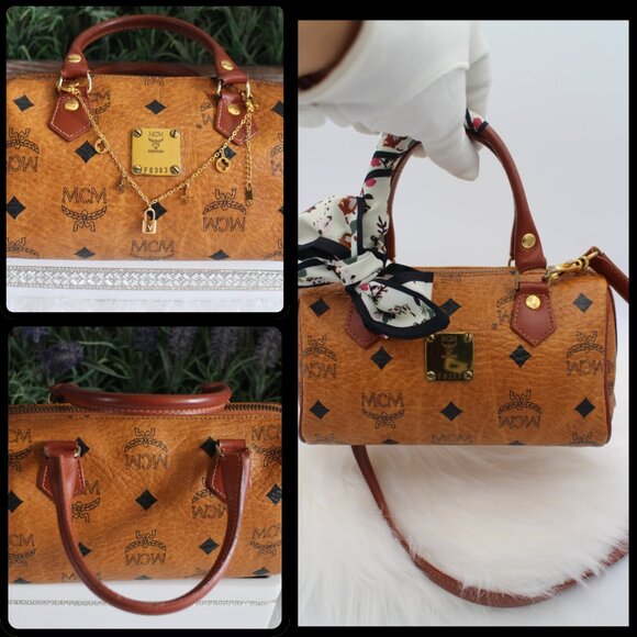 MCM Mini Boston Bandoulière - Picture 9 of 16